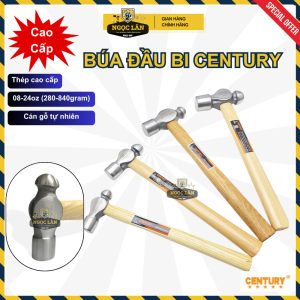 Búa bi cán gỗ Century USA 8-12-16-24Oz LU-BBI-08