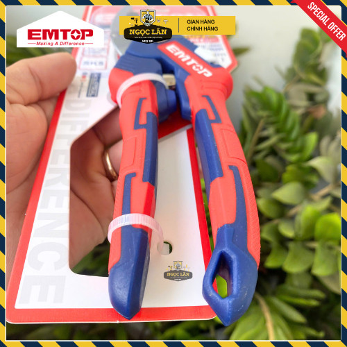 Kéo cắt tỉa cành EMTOP 8.5" (220mm) thép SK5 Teflon EPSA038501 - Ảnh 6