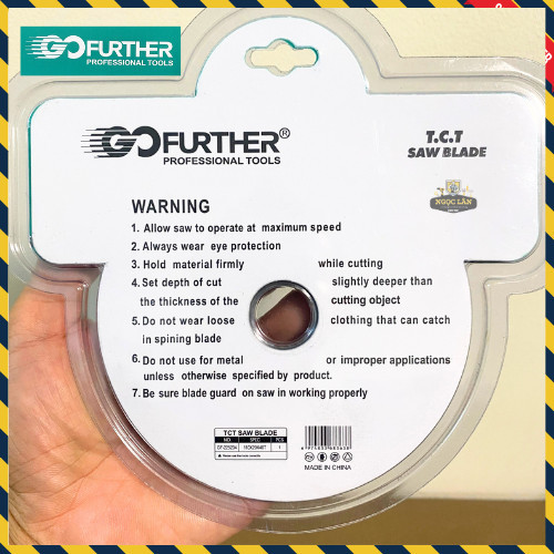 Lưỡi cắt gỗ Go Further 2 chiều 110mm 40 răng cưa gỗ, ván, cốp pha - Ảnh 7