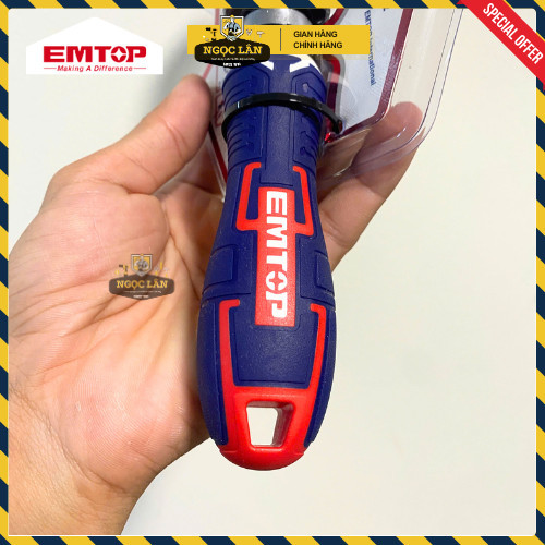 EMTOP Bộ Tua Vít 8 Món Đa Năng Tự Động 2 Chiều Nam Châm Sửa Điện Tử EDRH0802 - Ảnh 7