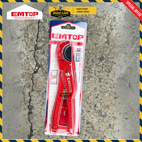 Kéo Cắt Ống EMTOP 3-35mm phủ teflon nhỏ gọn EMPC54636 chính hãng - Ảnh 5