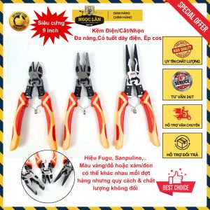 Kìm Đa Năng Fugu CRV Cắt Thép, Ép Cos, Tuốt Dây Điện