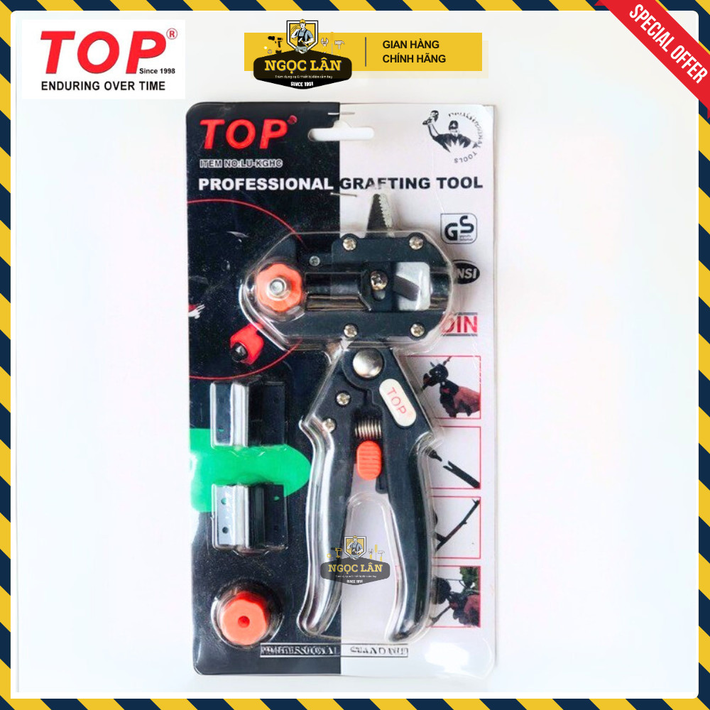 TOP Kéo ghép cành, chiết tỉa đa năng, 2 lưỡi cao cấp - Ảnh 9