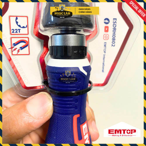 EMTOP Bộ Tua Vít 8 Món Đa Năng Tự Động 2 Chiều Nam Châm Sửa Điện Tử EDRH0802 - Ảnh 5