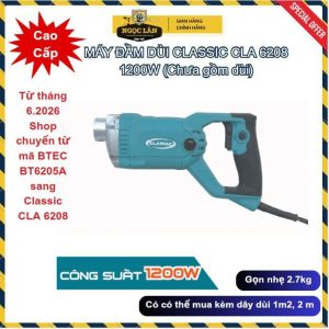 Máy đầm dùi Classic CLA6208 1200W (Không kèm dùi)