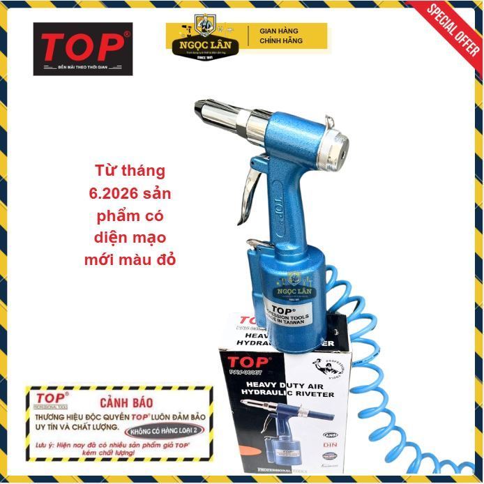 Súng rút đinh Rive hơi TOP Đài Loan cao cấp - Ảnh 8