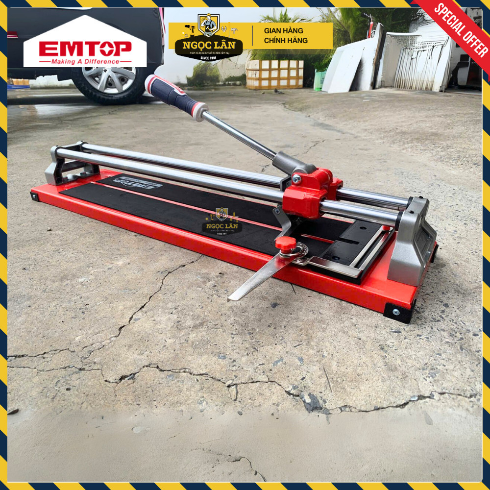 Bàn Cắt Gạch Đẩy Tay EMTOP 600mm Cắt Dày 14mm ETCR6004 - Ảnh 3