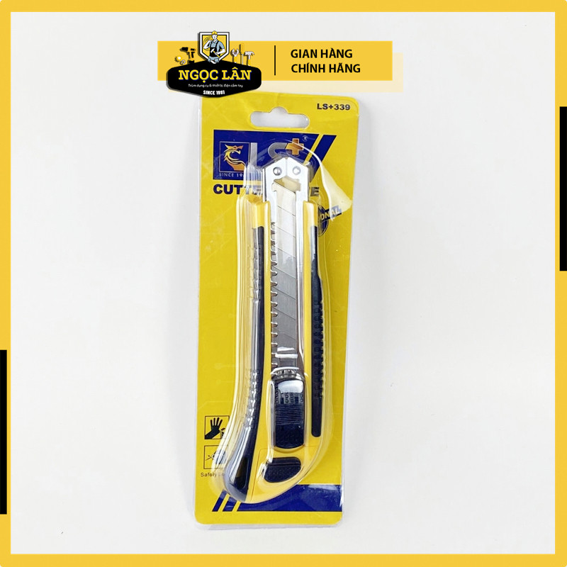 Dao rọc giấy LS+339 lưỡi 18mm cao cấp - Ảnh 3