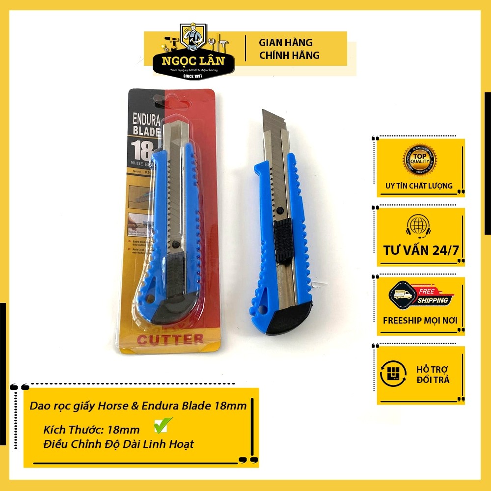 Dao rọc giấy Horse Endura Blade 18mm