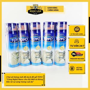 TOYO Chai xịt làm sạch, bóng, mới đồ da & đồ gỗ 500ml