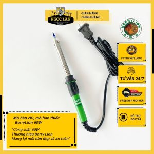 Mỏ hàn thiếc chì BerryLion 60W