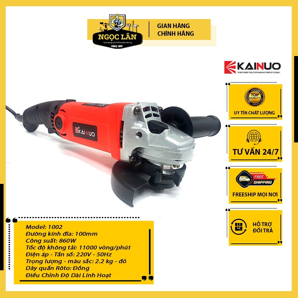 Máy Mài Góc Kainuo 860W 100mm 1002A