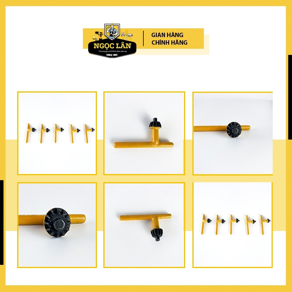 Chìa khóa vặn đầu khoan 13mm màu vàng - Ảnh 7
