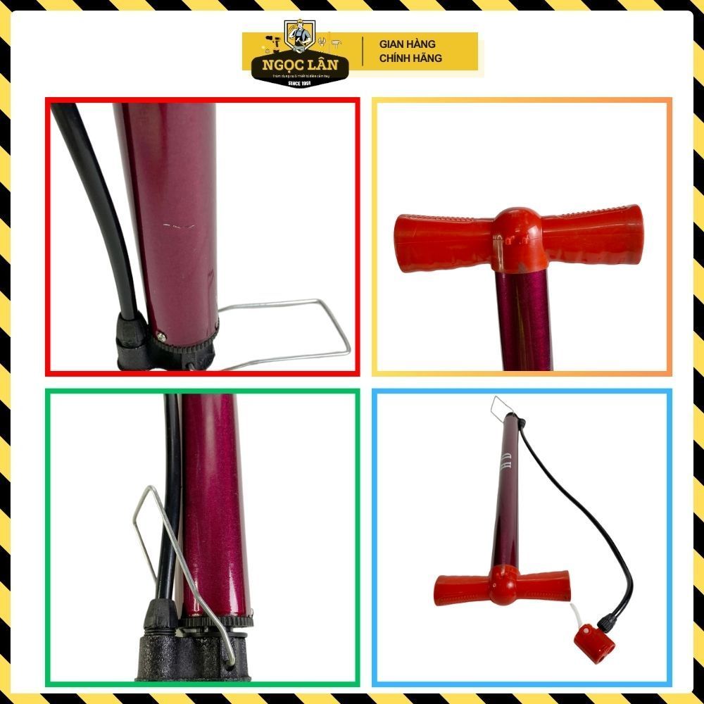 Bơm Xe Đạp Mini Cầm Tay HD, Nhẹ, Gọn, Giá Rẻ - Ảnh 3