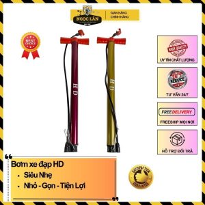 Bơm Xe Đạp Mini Cầm Tay HD, Nhẹ, Gọn, Giá Rẻ