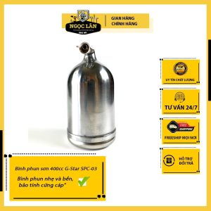 Súng phun sơn 400cc, bình phun sơn kèm cốc