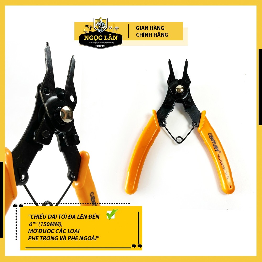 Kìm mở phe đa năng 4 đầu Century 120627-4s - Ảnh 2
