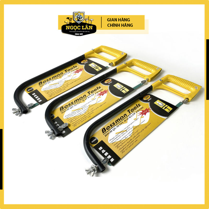 Khung cưa sắt Bossman 12 inch cao cấp, cưa ống nước, kèm 1 lưỡi cưa sắt - Ảnh 3