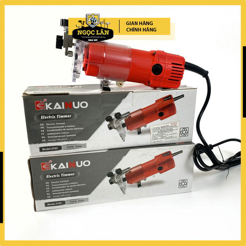 Kainuo Máy Phay Mini 520W 6mm 3703 Chính Hãng - Ảnh 8