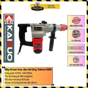 Máy khoan búa đục bê tông Kainuo 8268 1010W 26mm chính hãng