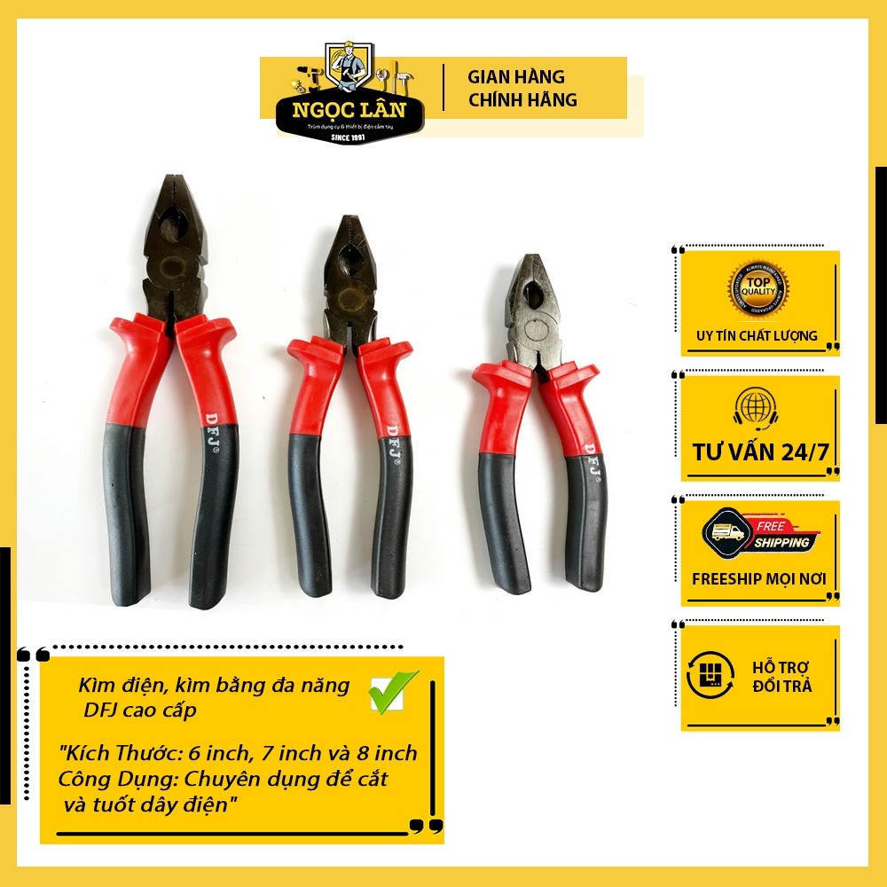 Kìm Đa Năng DFJ Cao Cấp 6/7/8 inch