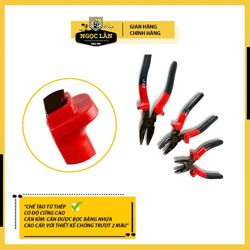 Kìm Đa Năng DFJ Cao Cấp 6/7/8 inch - Ảnh 2