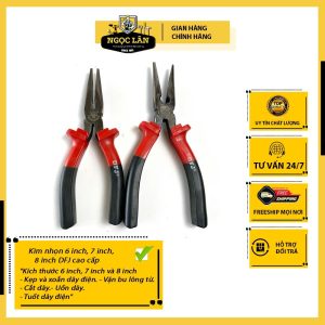 Kìm nhọn DFJ cao cấp, kích thước 6 inch, 7 inch, 8 inch