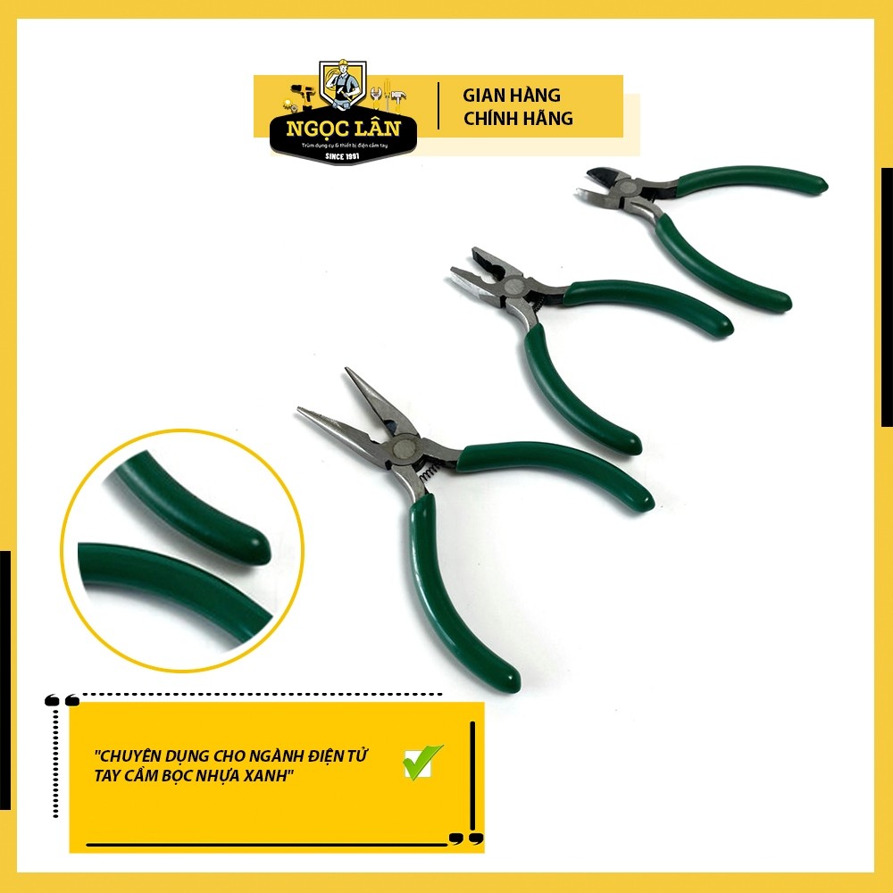 BerryLion Kìm Nhọn Cắt Điện 5 inch 125mm Cao Cấp - Ảnh 3
