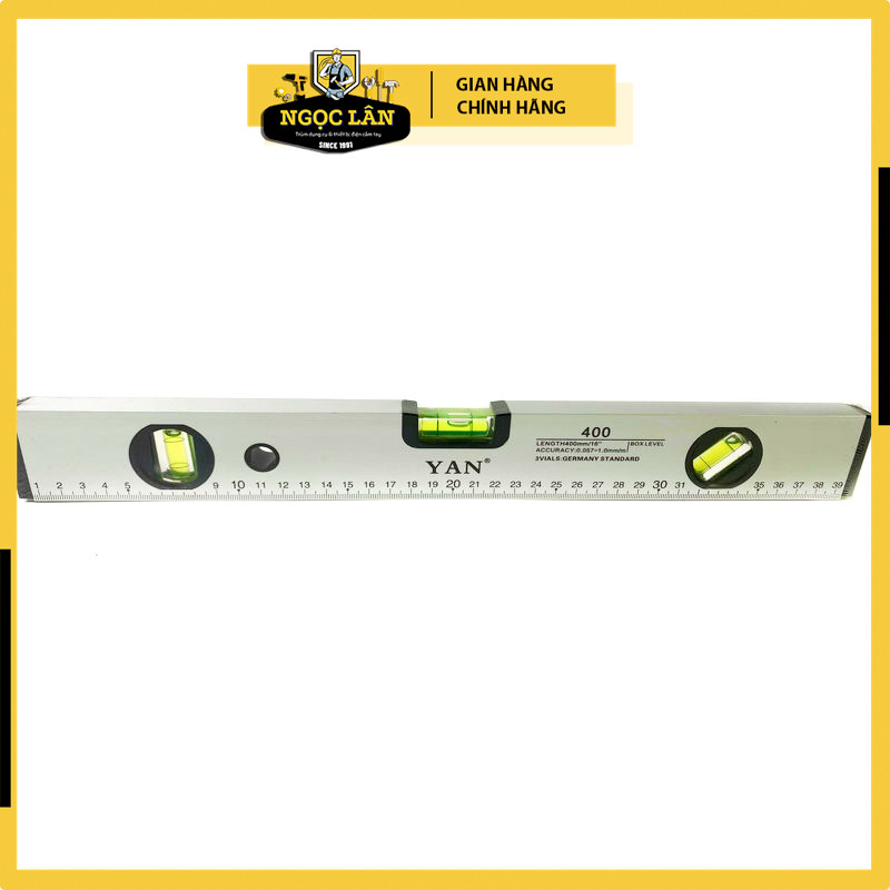 Thước Thủy Yan 300mm (12 inch) & 400mm (16 inch) - Ảnh 4