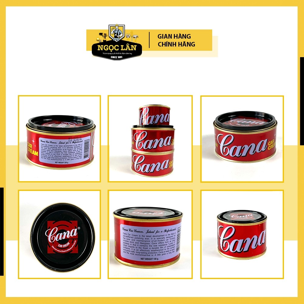 Cana đánh bóng, xóa sơn ô tô, xe máy, nội thất - Loại 1 chính hãng 100g/200g - Ảnh 9