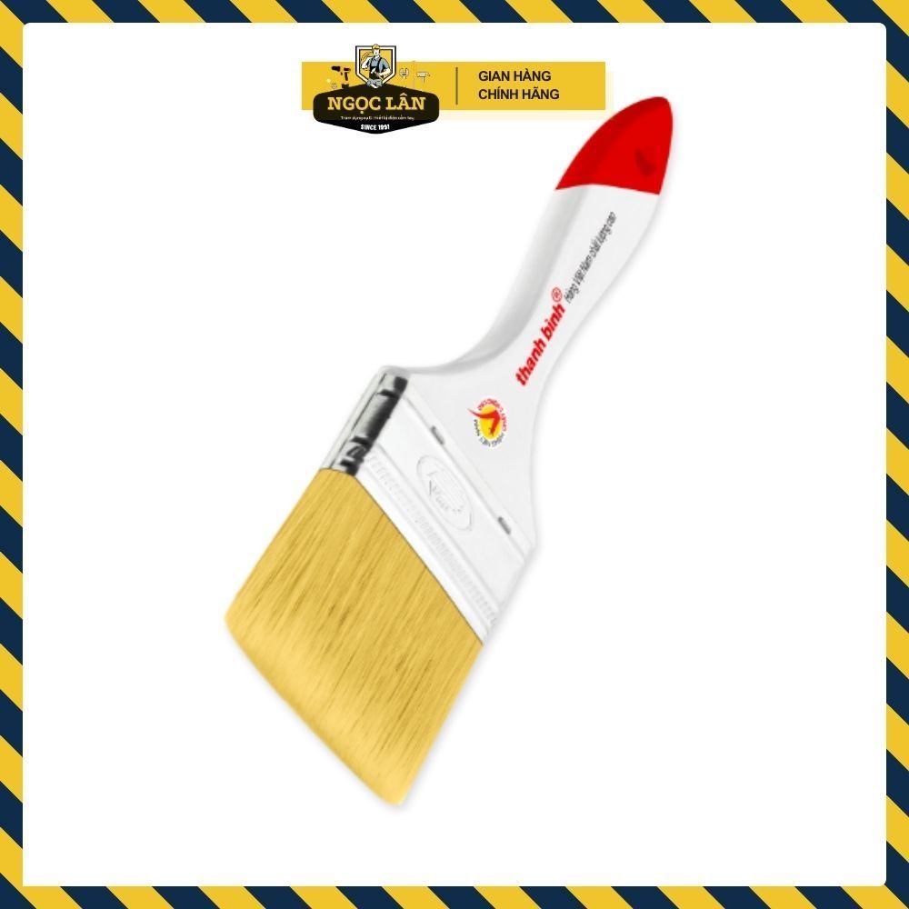 Thanh Bình Cọ Sơn, Cọ Màu Cán Gỗ Cao Cấp, Size 25-100mm - Ảnh 3