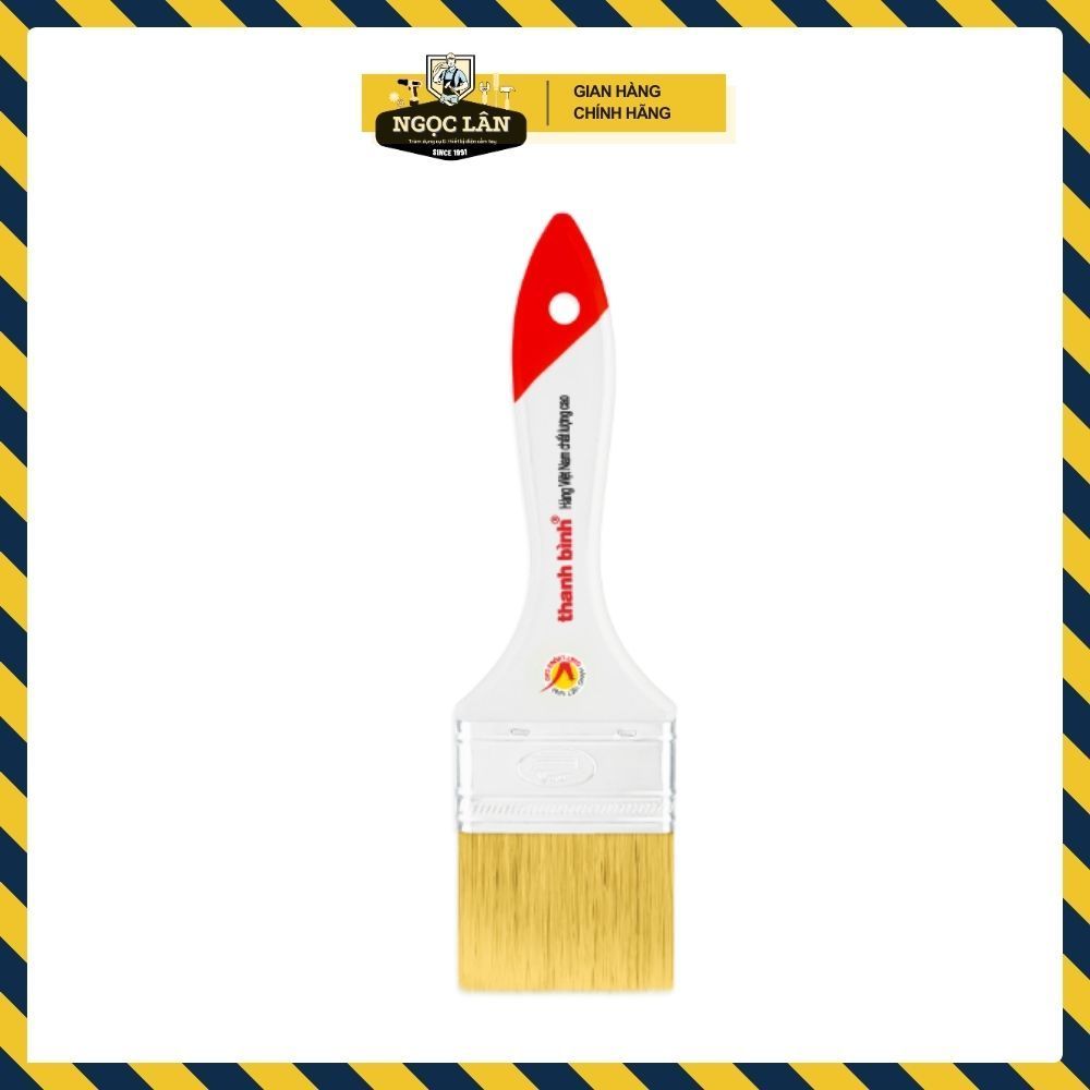 Thanh Bình Cọ Sơn, Cọ Màu Cán Gỗ Cao Cấp, Size 25-100mm - Ảnh 5