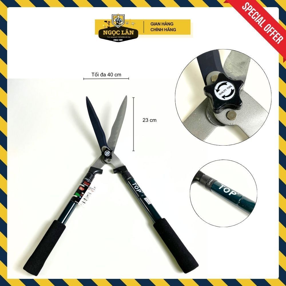 Kéo cắt tỉa cây cảnh, hàng rào TOP có tăng 63-83cm - Ảnh 3