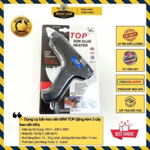 Súng bắn keo nến 60W TOP tặng 2 keo nến lớn