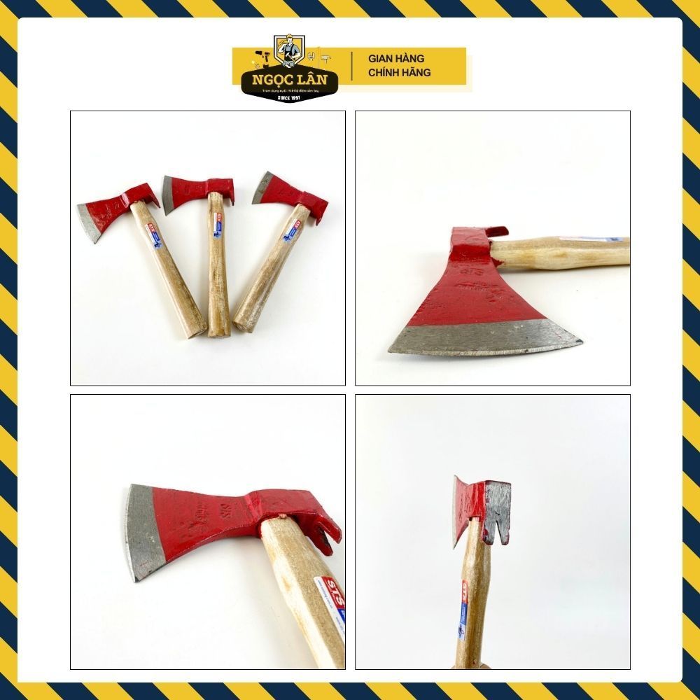 Rìu Búa Đa Năng Sơn Tùng 35cm - 3 Chức Năng Chặt, Đóng, Nhổ Đinh - Ảnh 6