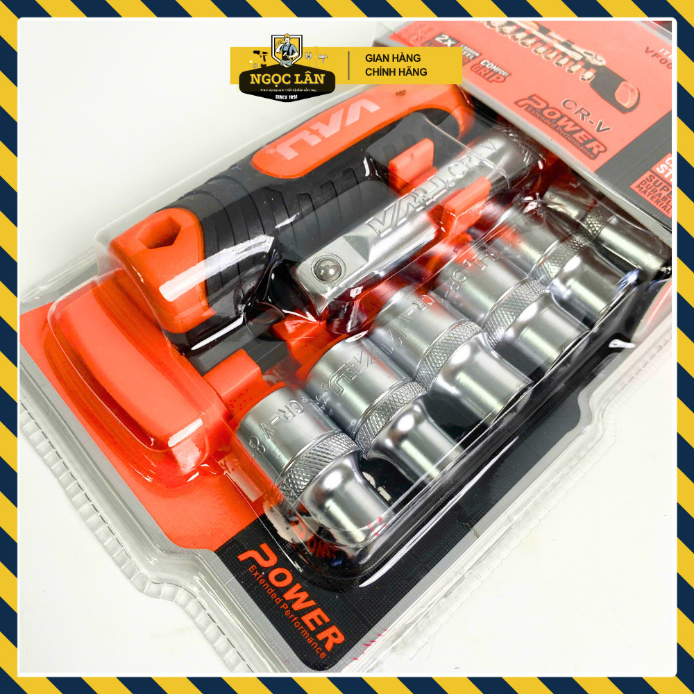 Bộ khẩu tự động VAU 12 chi tiết 1/2 inch 8-24mm thép CRV - Ảnh 4