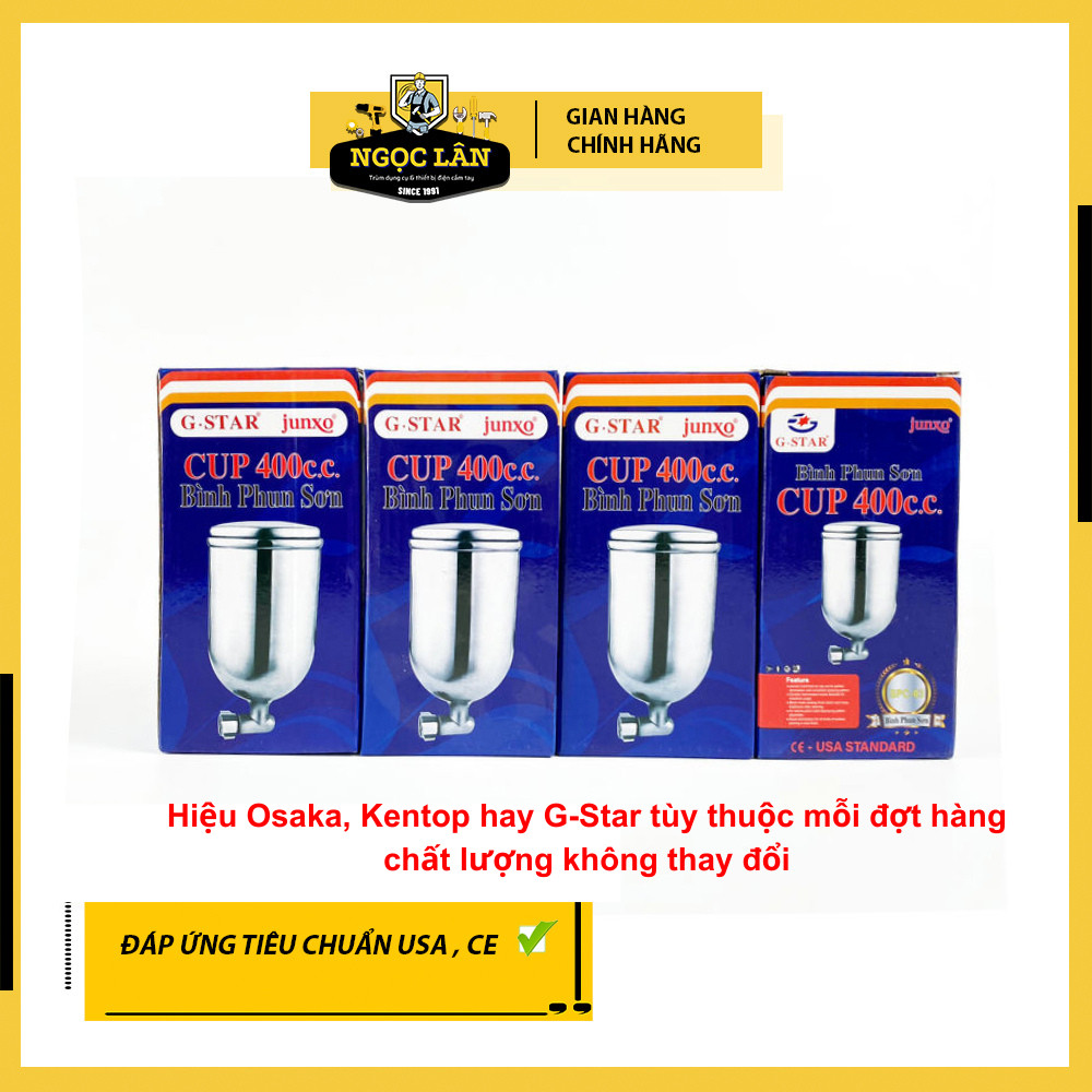 Súng phun sơn 400cc, bình phun sơn kèm cốc - Ảnh 7