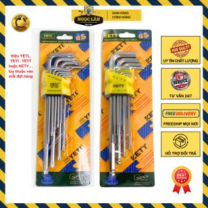 Combo Bộ Lục Giác Hoa Thị & Lục Giác Bi vặn Lục Giác Chìm