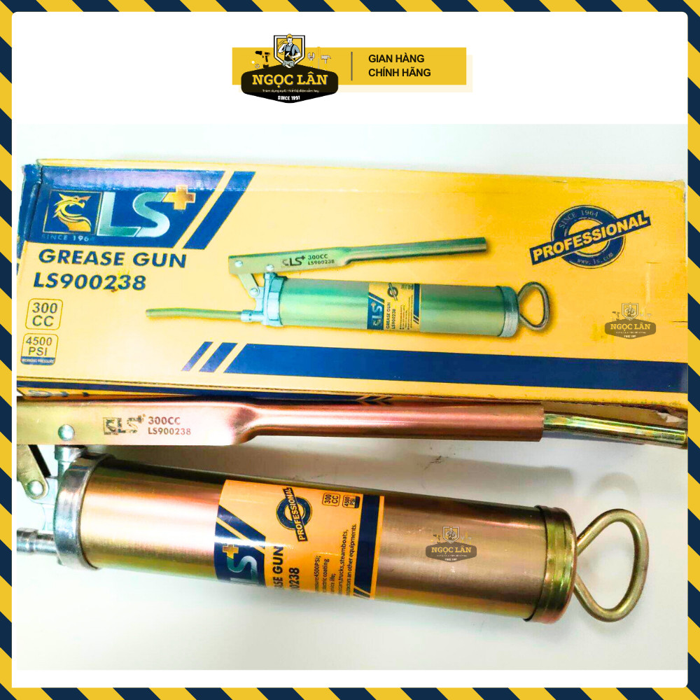 Dụng Cụ Bơm Mỡ Bò Tay LS+ 200-500cc, 7 Màu Cao Cấp - Ảnh 5