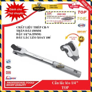 Cần siết đầu lắt léo TOP 1/4 inch dài 150mm Chính hãng