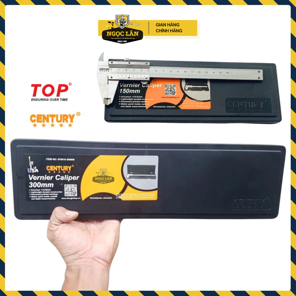 Thước kẹp cơ khí Century 150-200-300mm, độ chính xác 0,02mm - Ảnh 6