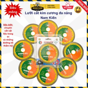 Lưỡi cắt kim cương Nam Kiến siêu mỏng đa năng cắt cẩm thạch, hoa cương, bê tông