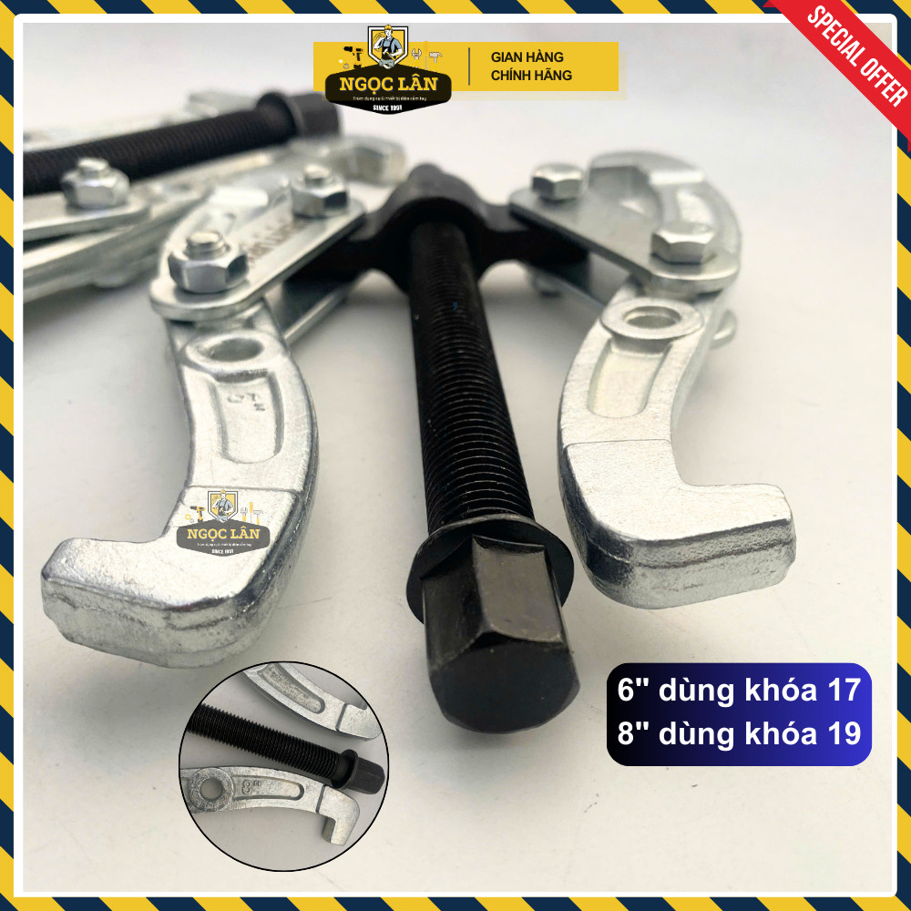 Cảo Century 2 chấu 6-8 inch, mở vòng bi bạc đạn thép cao cấp phiên bản mới - Ảnh 8