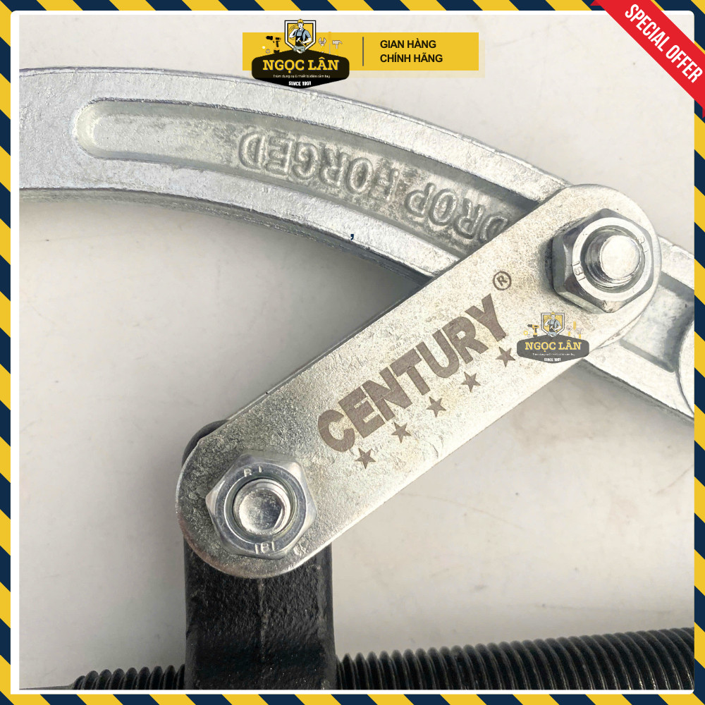 Cảo Century 2 chấu 6-8 inch, mở vòng bi bạc đạn thép cao cấp phiên bản mới - Ảnh 7