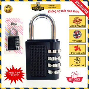 Khóa Tủ Mật Khẩu 4 Số, Ổ Khóa Vali Lớn, Khóa Cửa Phòng An Toàn