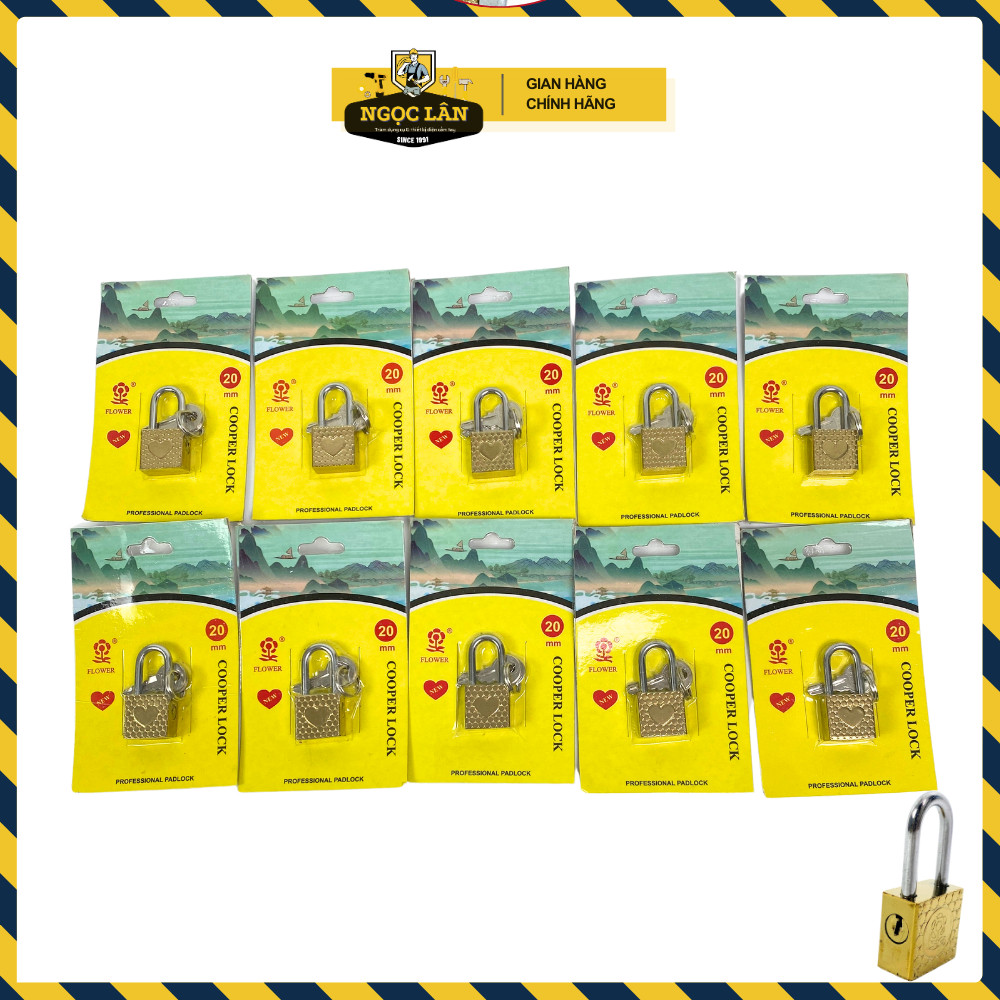 Ổ khóa mini 2 phân khóa vali, tủ nhỏ, hình Trái tim, kèm 2 chìa - Ảnh 5