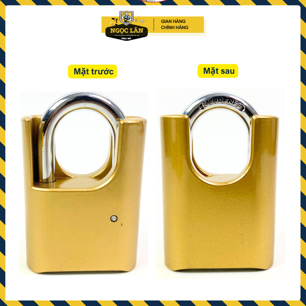 Khóa chống cắt 4 mã số, chống trộm, không gỉ 5 phân - Ảnh 3