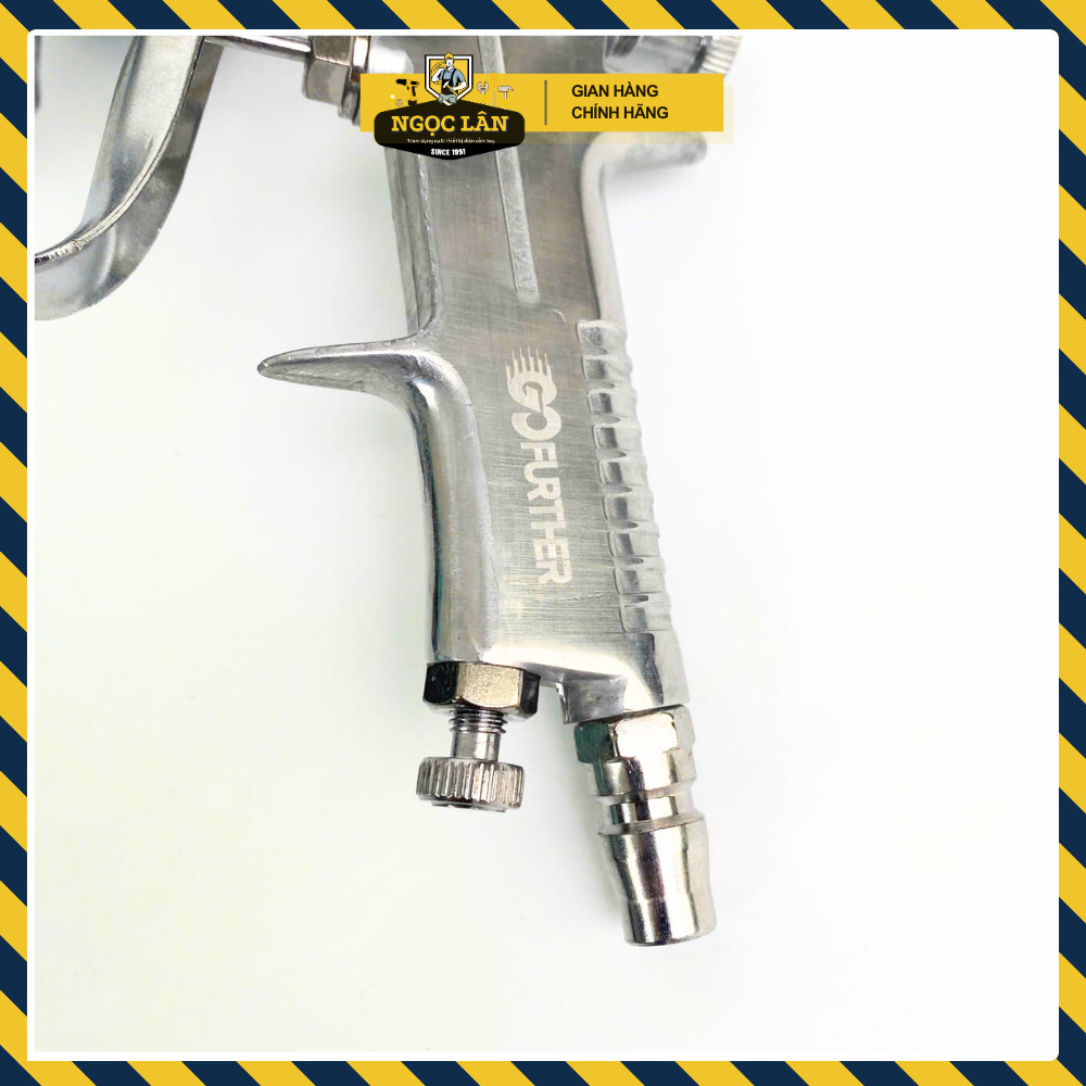 Dụng cụ phun sơn Béc F75, đầu 1.5mm, bình 400cc - Ảnh 5