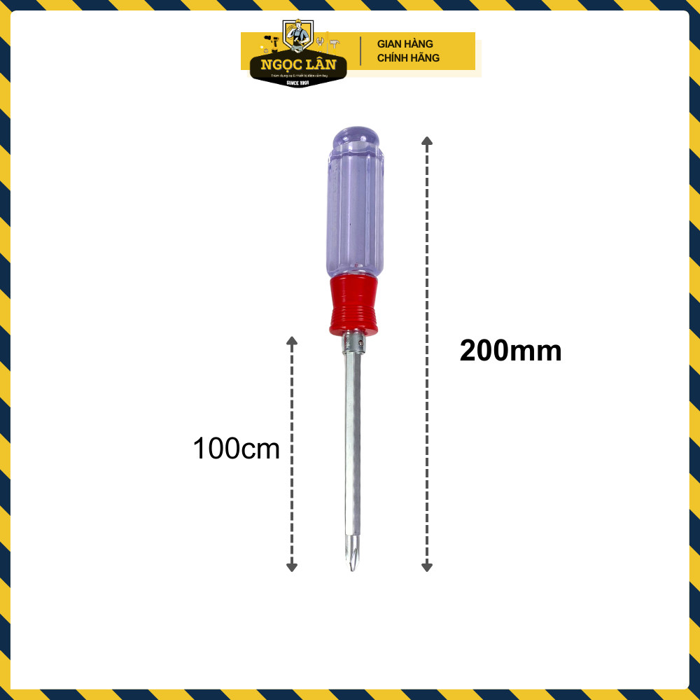 Combo Kìm bấm chết 10 inch bọc tay cầm & Tua vít 2 đầu 6x100 - Ảnh 5