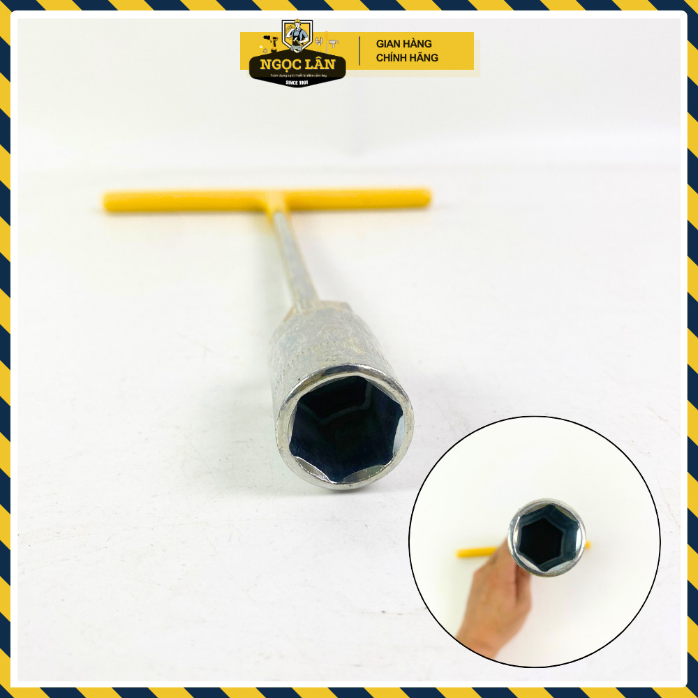 Khóa chữ T cán bọc vặn bulong đai ốc các cỡ 8-19mm thép CRV - Ảnh 3